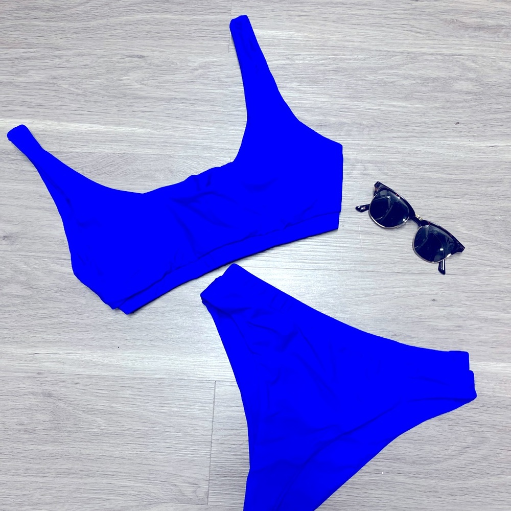 Bright Blue Swimsuit